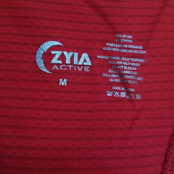 Zyia Red Copper Charged Tank - Picture 5 of 8